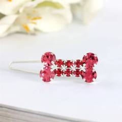 Rhinestone Bones Pet Hairpin