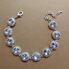 Rhinestone Pearl Necklace Jewelry Pet Collar