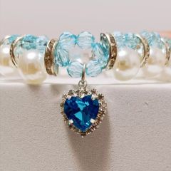 Hand Braided Pearl Necklace Pet Jewelry