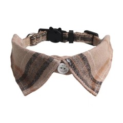 Hot Sale Custom Luxury Pet Accessories Vintage Polyester Cotton Pet Collars