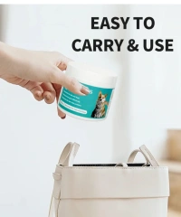 Pet Eye Wipes for Removing Tear Stains Cleaning Facial Tissues for Cats Eliminate Tear Marks Pet Eye wipes