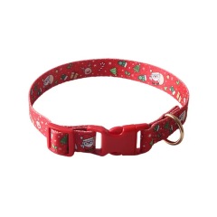 Pet Collar Christmas Halloween series Adjustable Puppy Dog Collar With plastic buckle