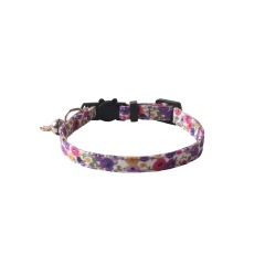New Pet products Floral series Cat Collar Floral Accessories Cat collar Kitten collar with bell