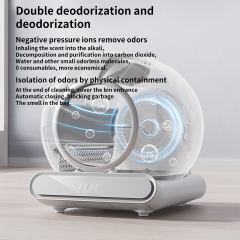 Smart cat litter box, fully automatic cleaning electric large deodorizing fully enclosed automatic cat litter box