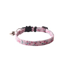 New Pet products Floral series Cat Collar Floral Accessories Cat collar Kitten collar with bell