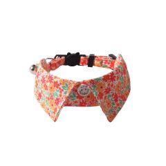 New Pet products Floral series Cat Collar Floral Accessories Cat collar Kitten collar with bell