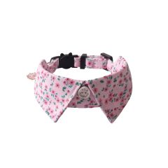 New Pet products Floral series Cat Collar Floral Accessories Cat collar Kitten collar with bell