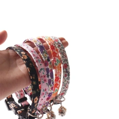 Amigo New Pet products Floral series Cat Collar Floral Accessories Cat collar Kitten collar with bell