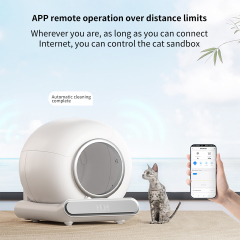 Smart cat litter box, fully automatic cleaning electric large deodorizing fully enclosed automatic cat litter box