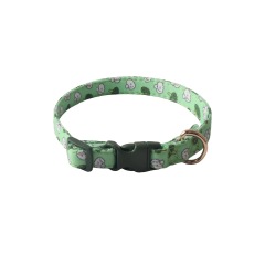 New Pet products design Two layers of double sided bandana dog collar color buckle
