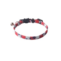 New product with bell pet collar national flag cat and dog collar