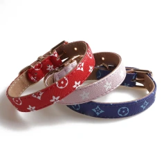 High Quality Floral Collars For Large Dogs X L XXL Dog Collar For Sale S Dog Flowers For Collars
