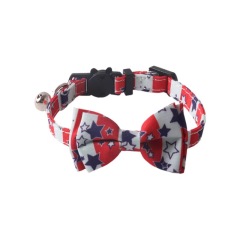 New product with bell pet collar national flag cat and dog collar