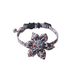 New product with bell pet collar national flag cat and dog collar