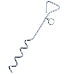 Outdoor iron galvanized chrome plated dog stake ground stake holder fixed stake pet leash