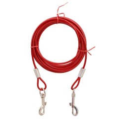Amazon pet traction rope dog iron chain double-ended one-to-two wire rope traction rope dog pile fixed rope