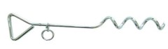 Outdoor iron galvanized chrome plated dog stake ground stake holder fixed stake pet leash