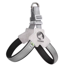 New style dog chest strap, saddle style pet chest strap, breathable reflective dog strap, pet leash
