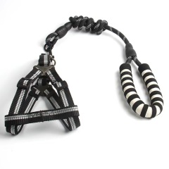 pet reflective chest strap leash, multi-color optional sustainable use leash for dogs