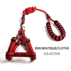 The manufacturer of pet reflective chest strap leash, multi-color optional sustainable use leash for dogs