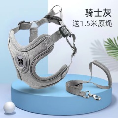 Dog Harness Leash Set Adjustable Pet Harness Vest For Small Large Dog Cat Reflective Mesh Puppy Cat Chest Strap Dog Accessories