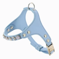 Adjustable Hot Drilling Bow Pet Chest Strap Cat Leash Rope Set Small Dog Collar Chest Back Dog Strap Small Dog Pet Supplies