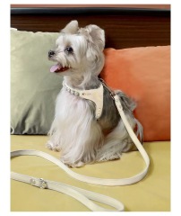 Adjustable Hot Drilling Bow Pet Chest Strap Cat Leash Rope Set Small Dog Collar Chest Back Dog Strap Small Dog Pet Supplies