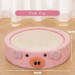 Cat Scratcher 2 In 1 Cat Anti Scratch Bed Cute Shape Cat Scratching Bed Round Cat Scratch Protection Paw Toy Gatos Accesorios