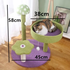 Cat Climbing Frame Funny Cat Scratch Mushroom Scratcher for Cats Sofa Protector Sisal Cats Scratch Board Scratcher Pet Supplies
