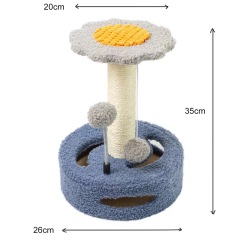 Cat Scratching Post and Kitten Scratching Post Purr-Babies to Scratch Made from Sisal and Plush Cat Scratcher Kitten Toy