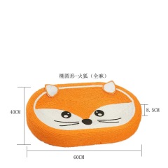 Cat Scratcher 2 In 1 Cat Anti Scratch Bed Cute Shape Cat Scratching Bed Round Cat Scratch Protection Paw Toy Gatos Accesorios