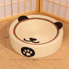 Cat Scratcher 2 In 1 Cat Anti Scratch Bed Cute Shape Cat Scratching Bed Round Cat Scratch Protection Paw Toy Gatos Accesorios