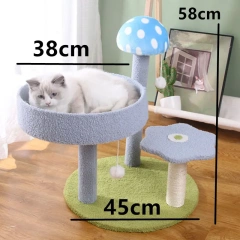 Cat Climbing Frame Funny Cat Scratch Mushroom Scratcher for Cats Sofa Protector Sisal Cats Scratch Board Scratcher Pet Supplies
