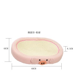 Cat Scratcher 2 In 1 Cat Anti Scratch Bed Cute Shape Cat Scratching Bed Round Cat Scratch Protection Paw Toy Gatos Accesorios