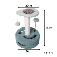 Cat Scratching Post and Kitten Scratching Post Purr-Babies to Scratch Made from Sisal and Plush Cat Scratcher Kitten Toy