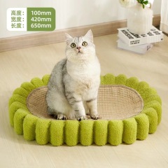 Cat Scratcher 2 In 1 Cat Anti Scratch Bed Cute Shape Cat Scratching Bed Round Cat Scratch Protection Paw Toy Gatos Accesorios