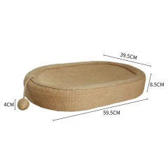 Cat Scratcher 2 In 1 Cat Anti Scratch Bed Cute Shape Cat Scratching Bed Round Cat Scratch Protection Paw Toy Gatos Accesorios