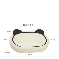 Cat Scratcher 2 In 1 Cat Anti Scratch Bed Cute Shape Cat Scratching Bed Round Cat Scratch Protection Paw Toy Gatos Accesorios