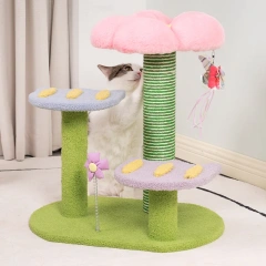 Cat Tower Cat Tree House Scratcher for Cats Jumping Toys Scratching Post for Cats Climbing Frame Pet Furniture Sofa Protector