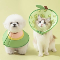 After Surgery Neck Collar Anti Lick Summer Breathable Headgear Cotton Mesh Cool Elizabeth Circle Neck Accessories for Small Dogs