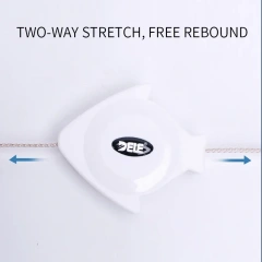 Retractable Dog Leash for Small Dogs Cats up to 30kg with 140cm Anti-Pull Strong Nylon Tape, Hands Free, Portable Walking Leash