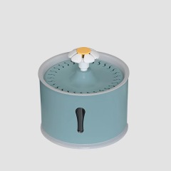 2.4L Pet Cat Dispenser Drinking Water Fountain Activated Carbon Filters LED Automatic Feeder Container USB Interface