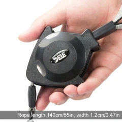 Retractable Dog Leash for Small Dogs Cats up to 30kg with 140cm Anti-Pull Strong Nylon Tape, Hands Free, Portable Walking Leash