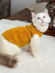 Devon Rex Thickening Plush Coat Cat Sweater Costume Sphynix Clothes Katten Sphynx Pullover Clothing Products for Winter Outwear