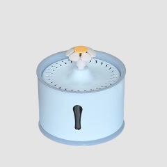 2.4L Pet Cat Dispenser Drinking Water Fountain Activated Carbon Filters LED Automatic Feeder Container USB Interface