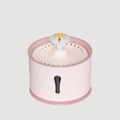 2.4L Pet Cat Dispenser Drinking Water Fountain Activated Carbon Filters LED Automatic Feeder Container USB Interface