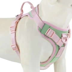 Splicing Colors Breathable For Medium No Pull Dog Harness for large Small dogs Adjustable Chest Strap Outdoor Dog Harness