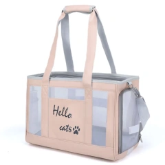 Cat Carriers Bag Breathable Soft Portable Puppy Mini Dog Kitten Handbag Shoulder Transport Pet Bag Travel Supplies