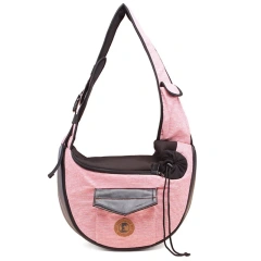 Warm Pet Bag Striped Small Dog Should Bag Cat Carrier Teddy Bag Pet Handbag for Puppy