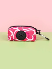 Cute Design Pet Poop Bag Holder Dispenser Without Poop Bag And Leashes Can Attached With Any Dog Leashes For Valentine's Day